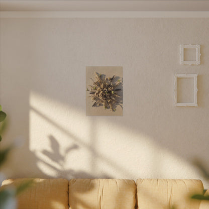Dried Flowers Spring Canvas Art | Japandi Earthy Design