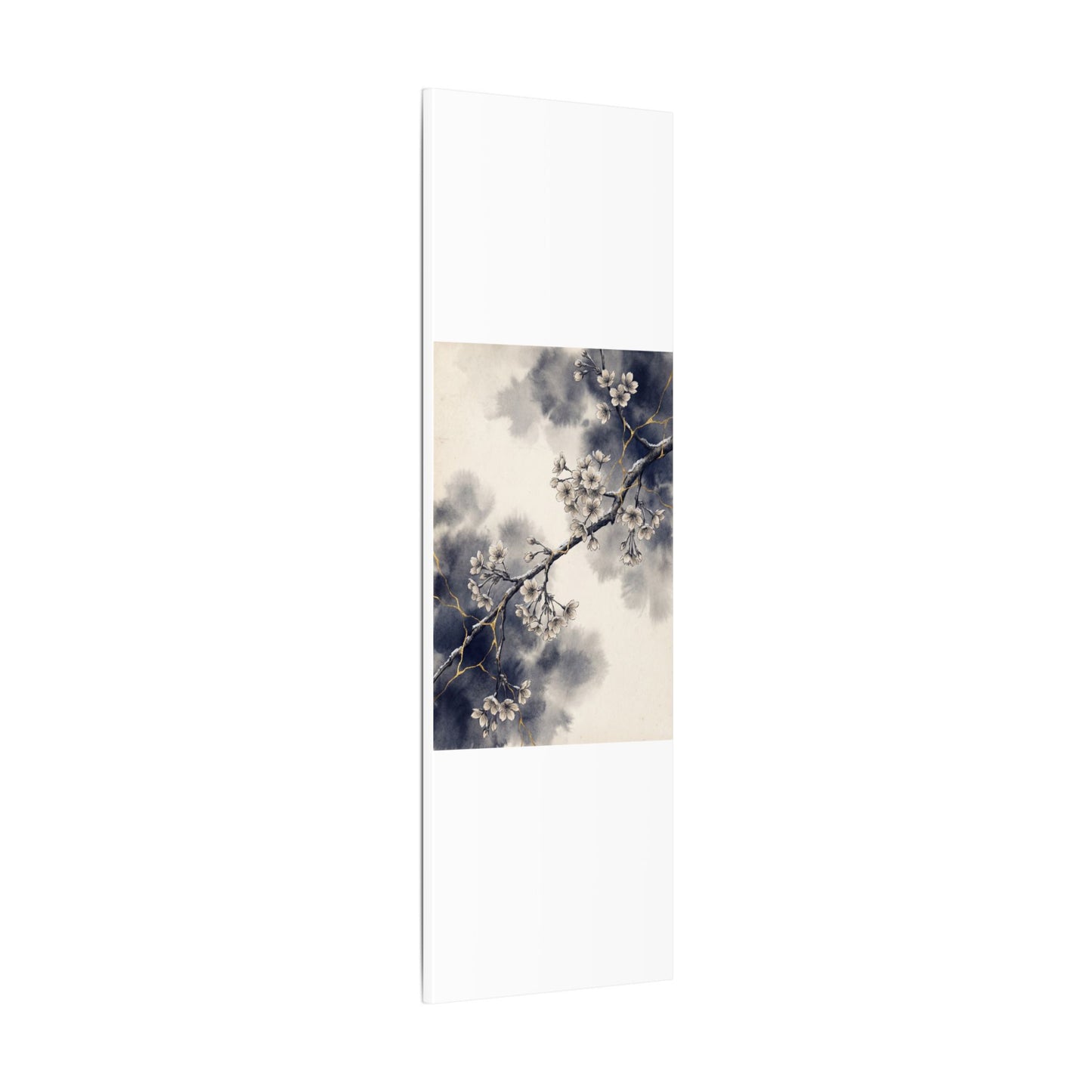Ma Cherry Blossom Canvas Art - Kintsugi Gold Vein