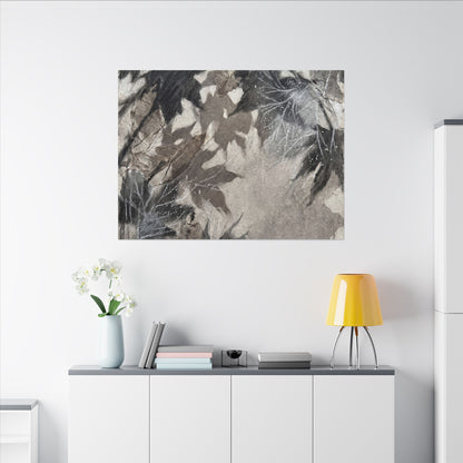 Shadow Play Texture Canvas Art | Cozy Japandi Art