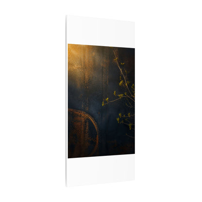 Spring Rust Patina Dark Texture Canvas Art | Moody Decor