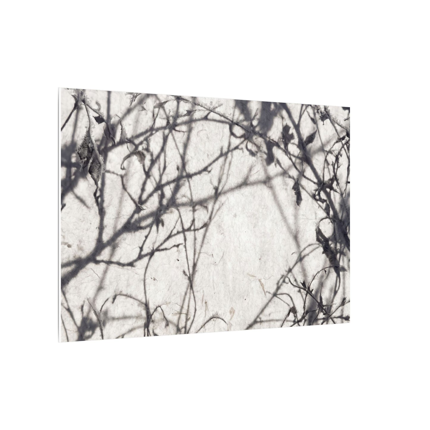 Winter Shadow Play Japanese Pattern Canvas Art | Elegant Decor