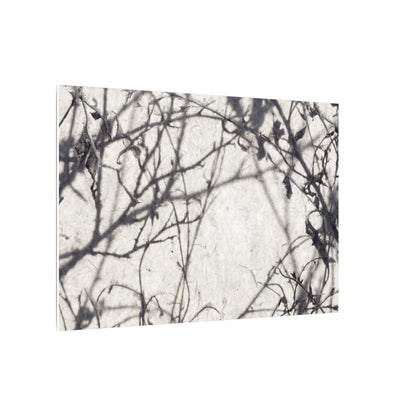 Winter Shadow Play Japanese Pattern Canvas Art | Elegant Decor