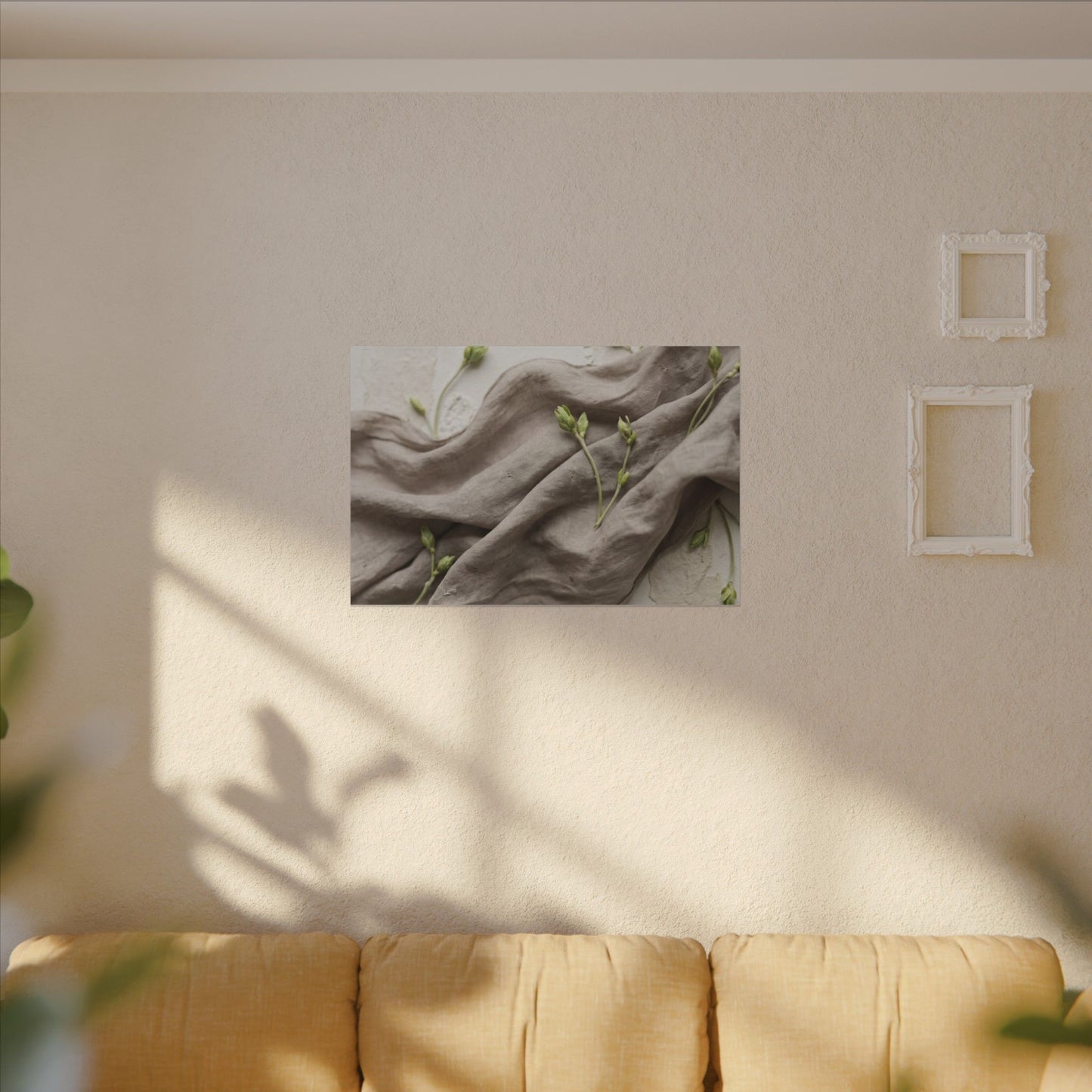 Overcast Silk Drape Canvas Art - Japandi Ma