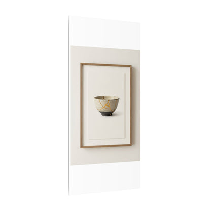 Kintsugi Charcoal Canvas Art