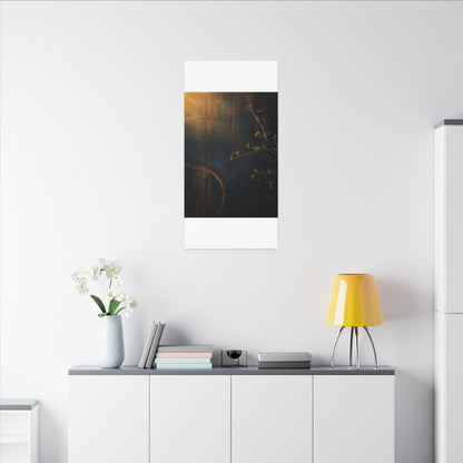 Spring Rust Patina Dark Texture Canvas Art | Moody Decor