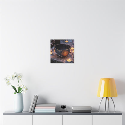 Ceramic Bowl Gold Repair Canvas Art | Beautiful Kintsugi Art