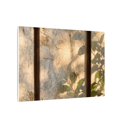 Golden Hour Shoji Screen Canvas Art - Japandi Mono No Aware