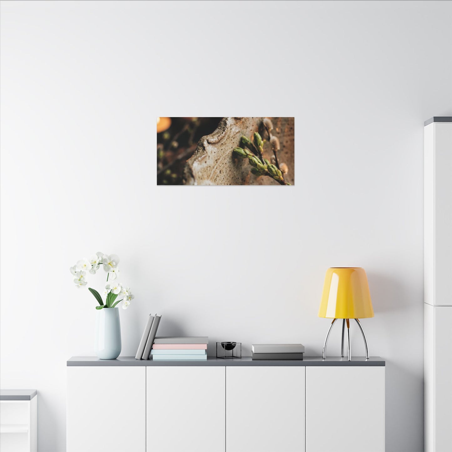 Overcast Ceramic Bowl Canvas Art - Japandi Ma