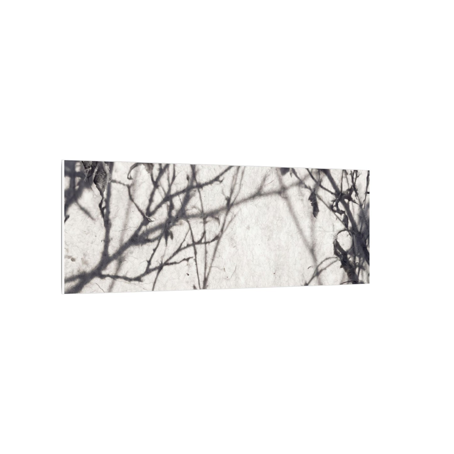 Winter Shadow Play Japanese Pattern Canvas Art | Elegant Decor