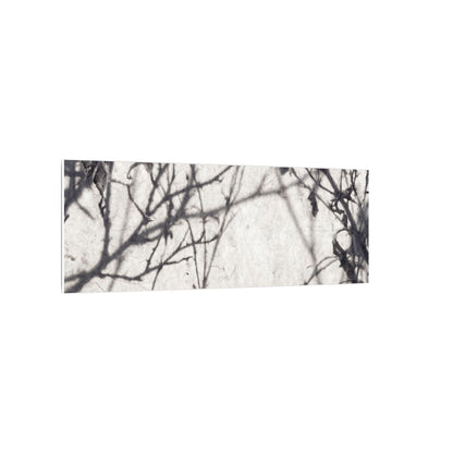 Winter Shadow Play Japanese Pattern Canvas Art | Elegant Decor