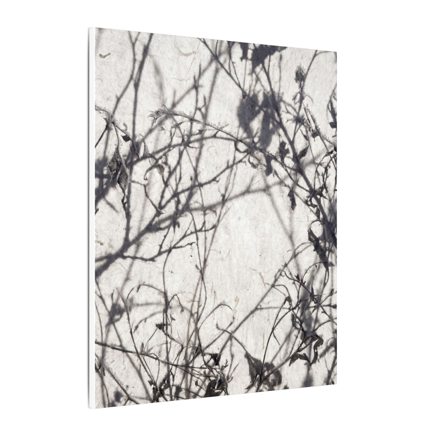 Winter Shadow Play Japanese Pattern Canvas Art | Elegant Decor