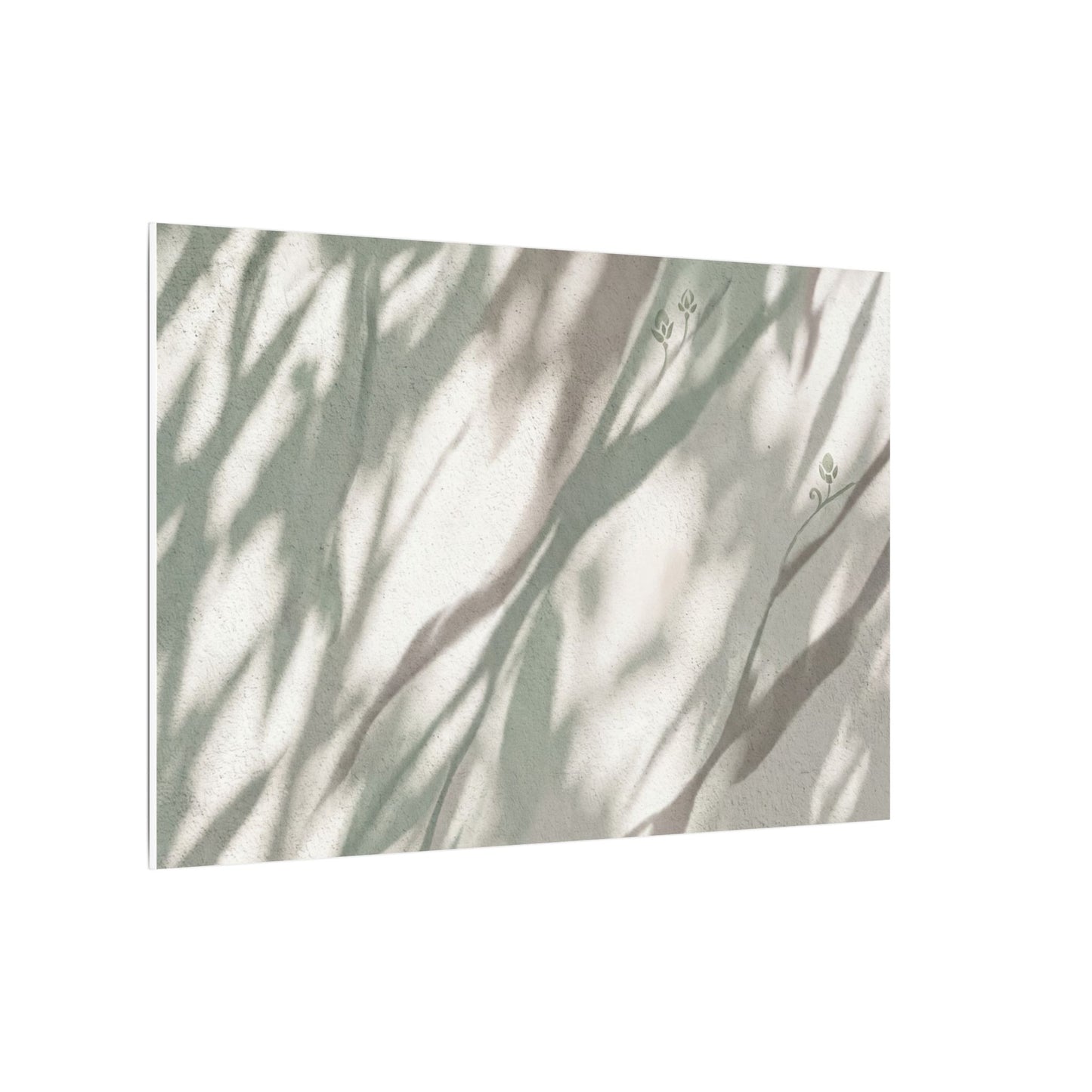 Japandi Shadow Play in Dappled | Japanese Pattern Canvas Art