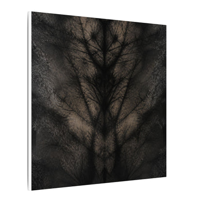 Seijaku Shadow Play Canvas Art - Dark Japandi Charcoal Ink