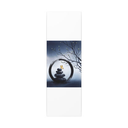 River Stones Spring Canvas Art | Zen Peaceful Design