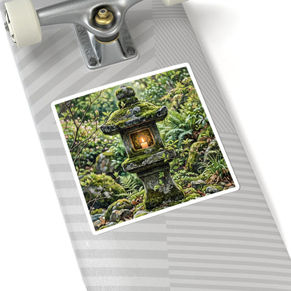 Spring Stone Lantern Japanese Pattern Sticker | Elegant Decor