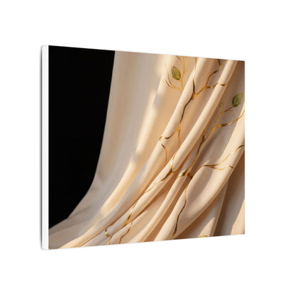 Golden Hour Silk Drape Canvas Art - Kintsugi Fukinsei