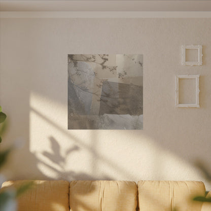 Neutral Shadow Play Canvas Art - Texture Japandi