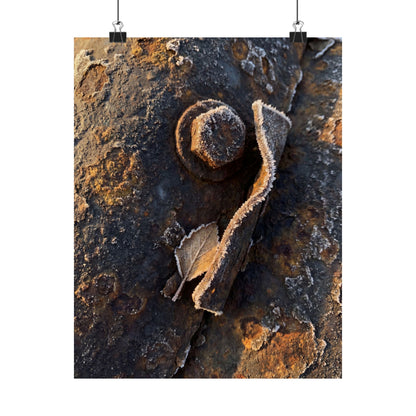 Golden Hour Rust Patina Wall Art Print - Dark Japandi Datsuzoku Art Print