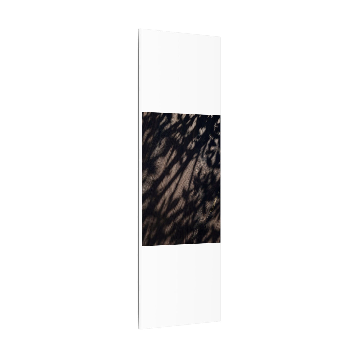 Shadow Play Summer Canvas Art | Dark Japandi Moody Design