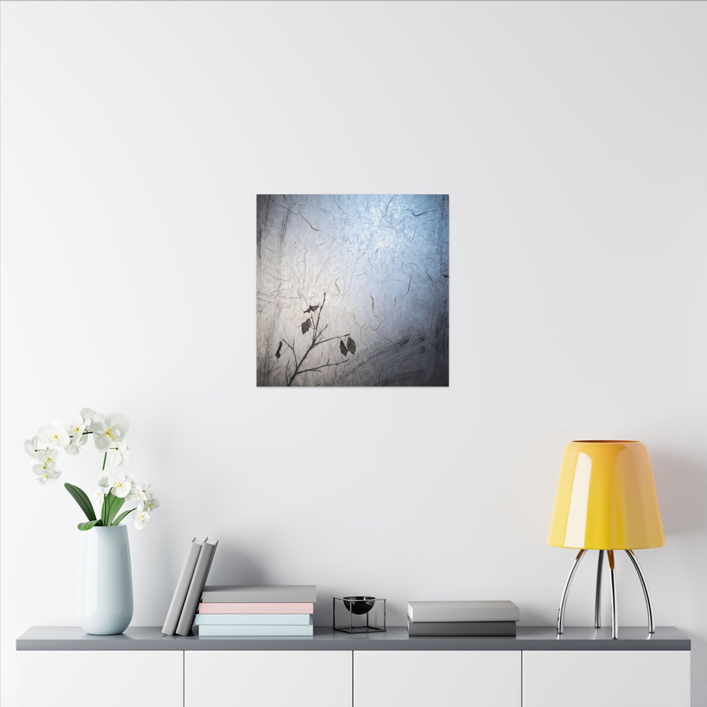 Moonlight Shoji Screen Canvas Art - Japandi Shibui