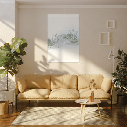Moonlight Rock Garden Canvas Art - Japandi Ma