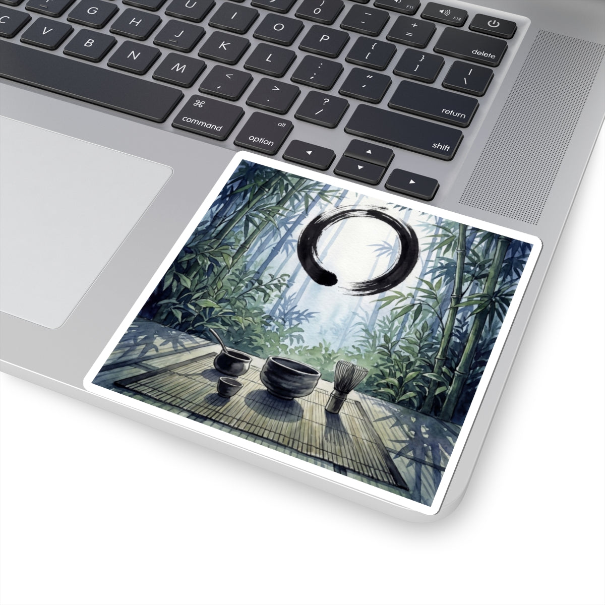 Tea Ceremony Sticker | Summer Zen Enso Art Art Print