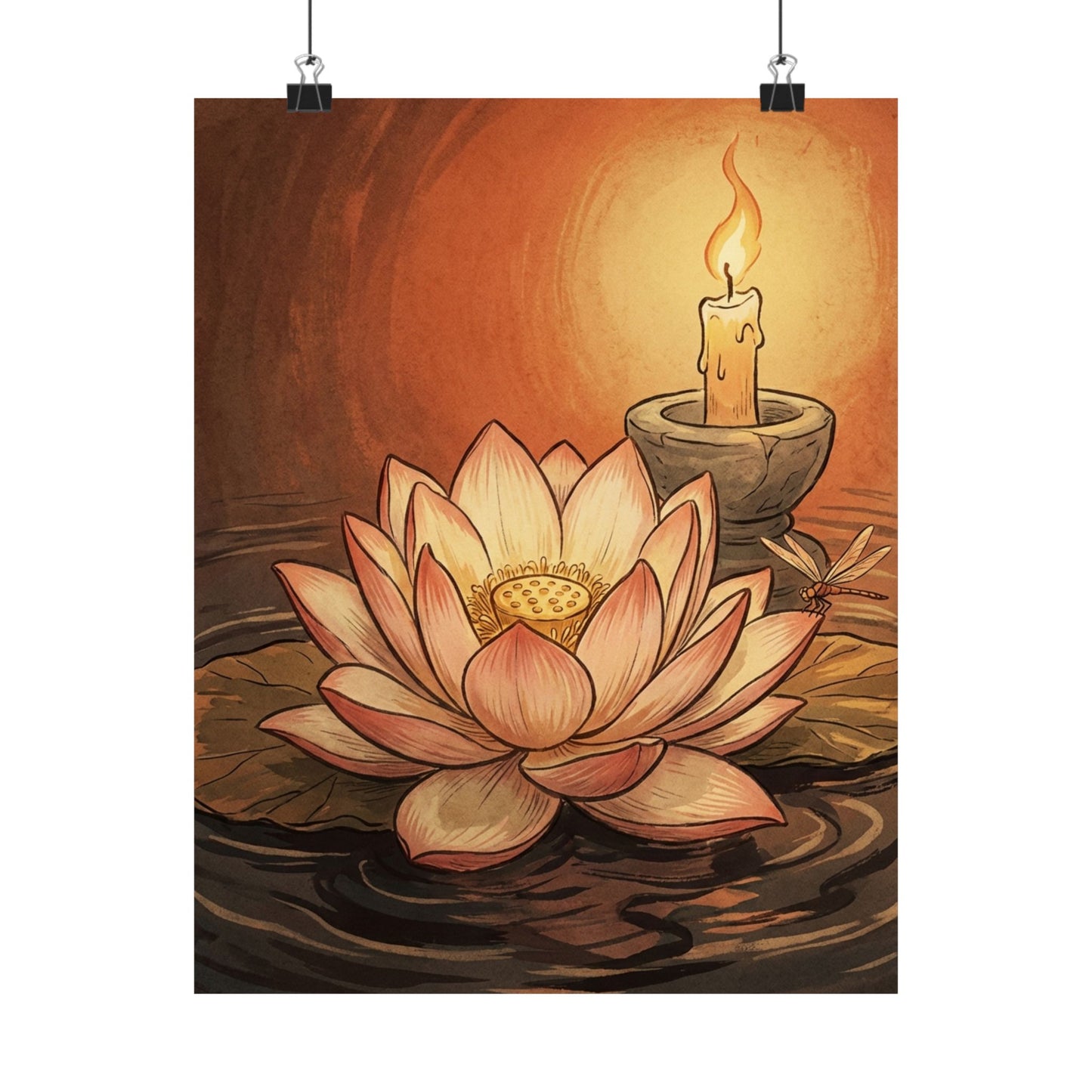 Winter Dried Flowers Texture Wall Art Print | Elegant Decor