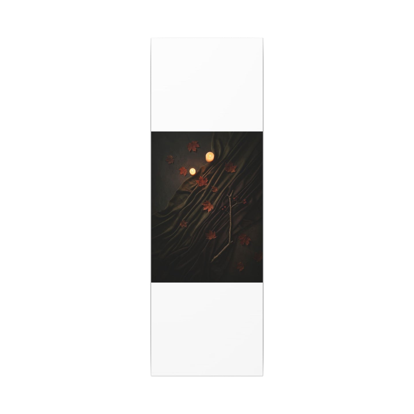 Autumn Silk Drape Moody Minimal Canvas Art | Moody Decor