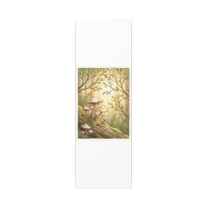 Spring Wild Mushrooms Mushroom Illustration Canvas Art | Cozy Decor