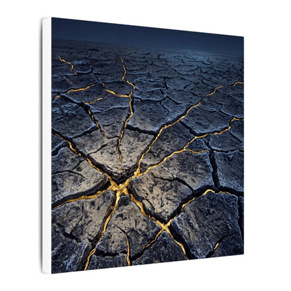 Cracked Earth Broken Beauty Canvas Art | Artful Kintsugi Art