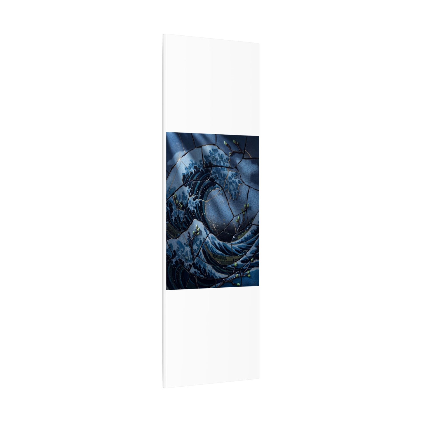 Ocean Wave Spring Canvas Art | Kintsugi Artful Design
