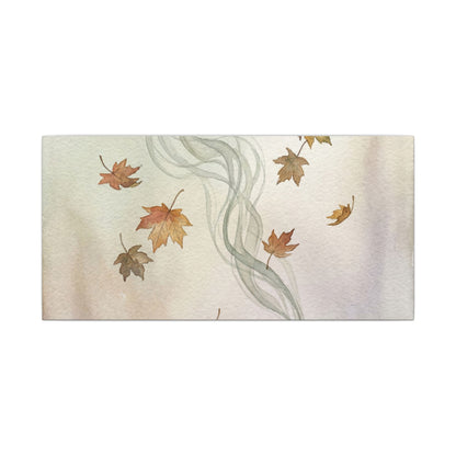 Incense Smoke Canvas Art | Autumn Japandi Watercolor Art