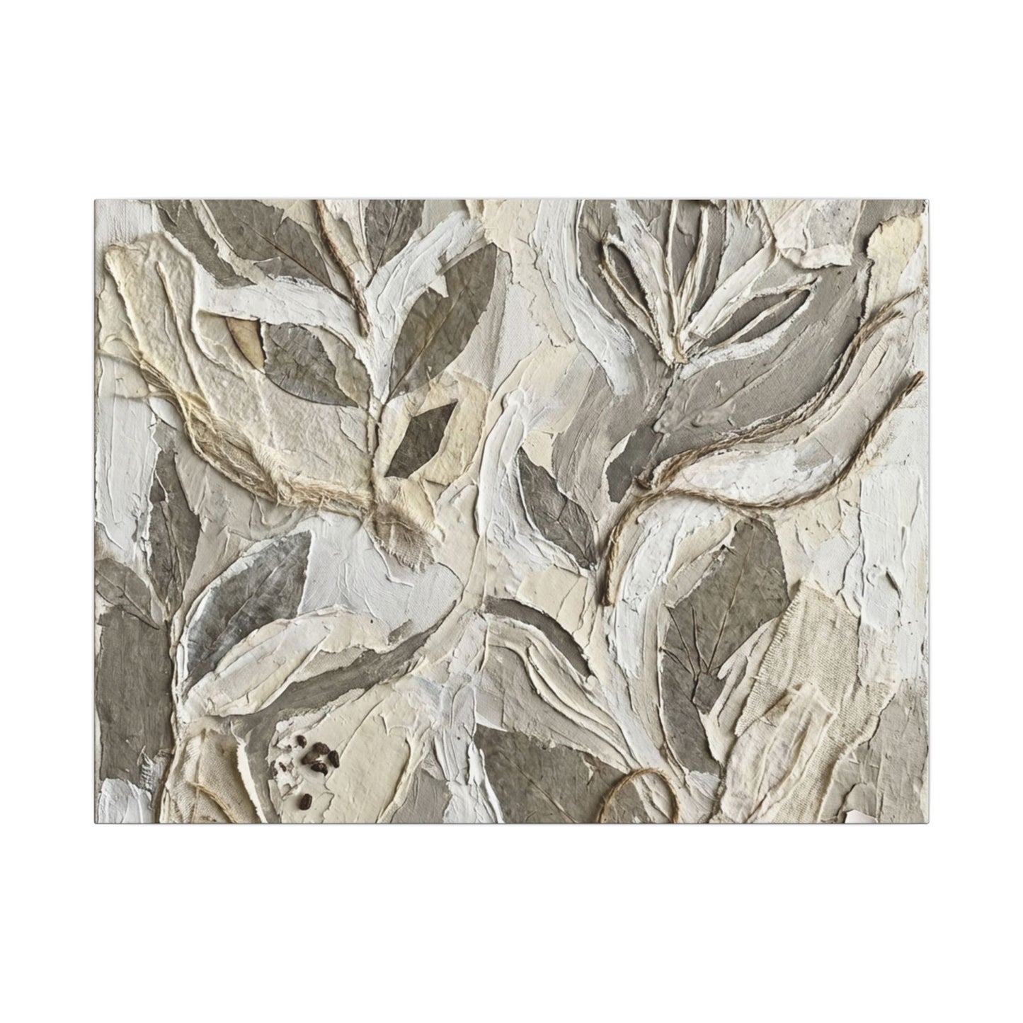Japandi Textured Canvas Art Art Print