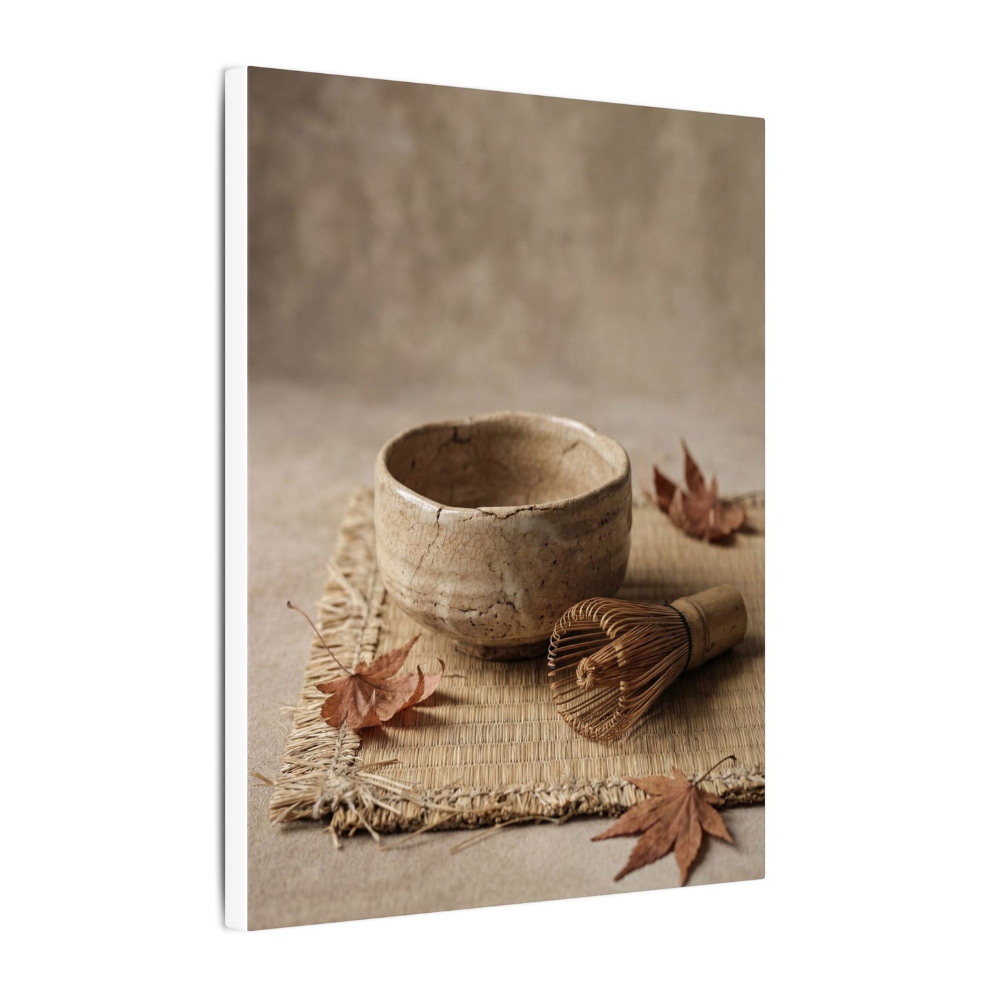 Ma Tea Ceremony Canvas Art - Japandi Texture