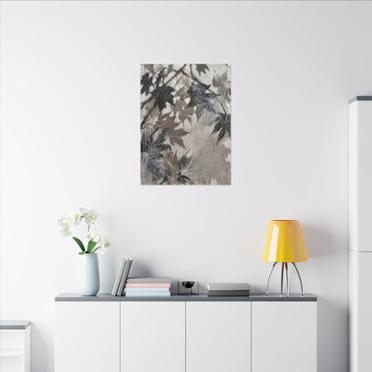 Shadow Play Texture Canvas Art | Cozy Japandi Art