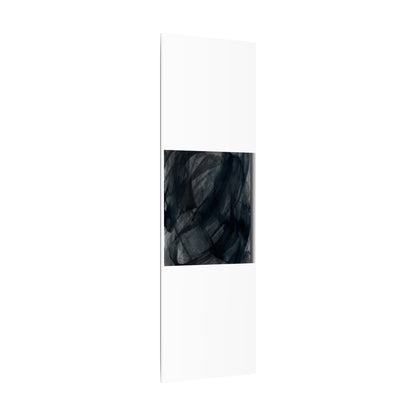 Deep Tones Dark Japandi Charcoal Canvas Art