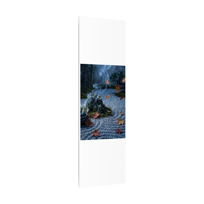Autumn Incense Smoke Karesansui Canvas Art | Calm Decor