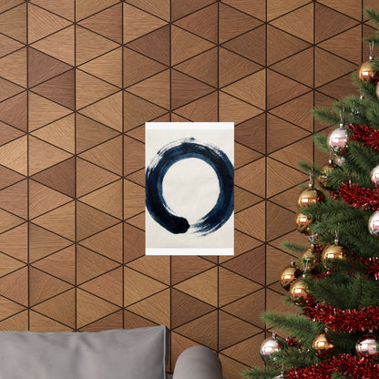 Balanced Meditation Zen Enso Wall Art Print