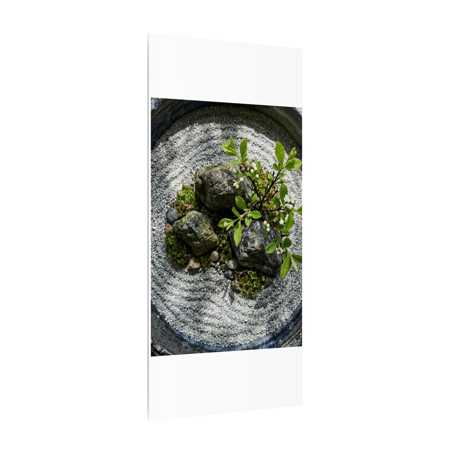 Zen Ceramic Bowl in Dappled | Karesansui Canvas Art