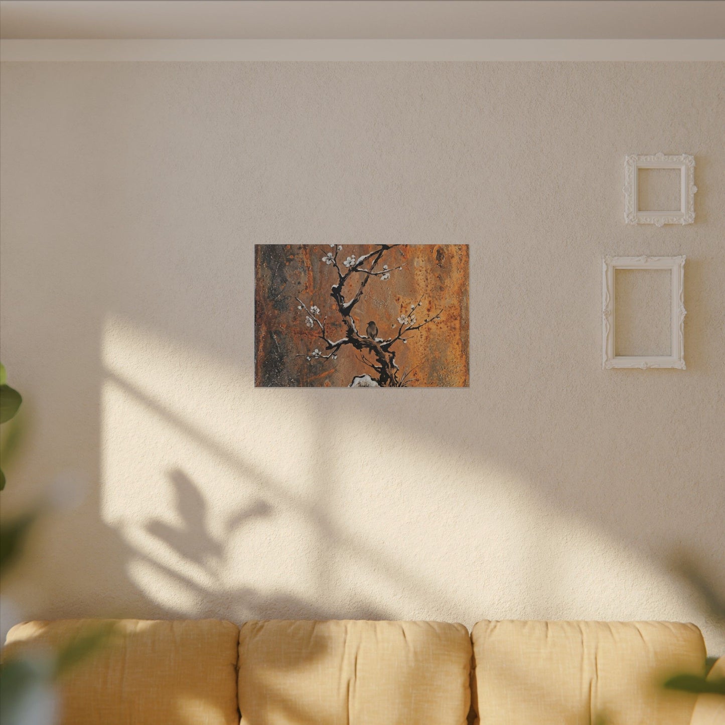 Datsuzoku Rust Patina Canvas Art - Zen Sumi E