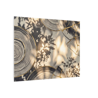 Healing Water Ripple Canvas Art - Gold Vein Kintsugi