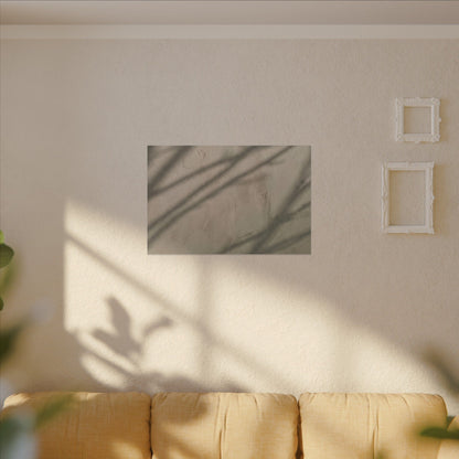 Shadow Play Japanese Pattern Canvas Art | Warm Japandi Art