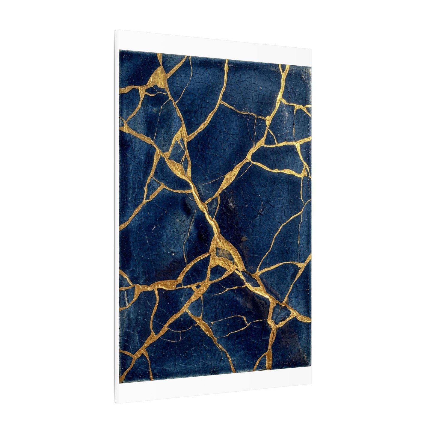 Kintsugi Crackle Canvas Art
