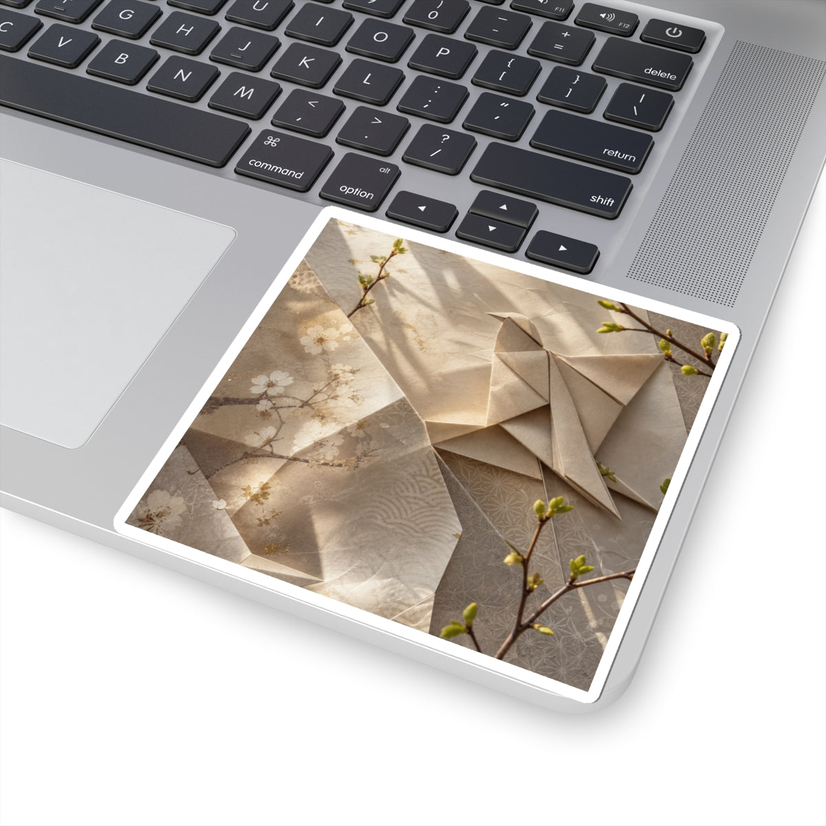 Paper Fold Sticker | Spring Japandi Japanese Pattern Art
