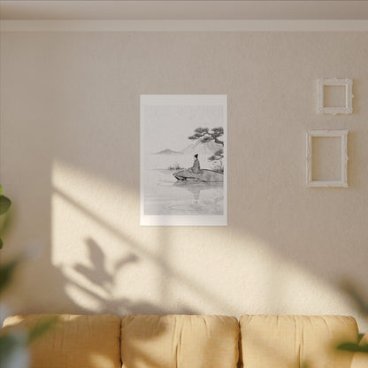 Meditation Harmonious Zen Ukiyo-e Canvas Art