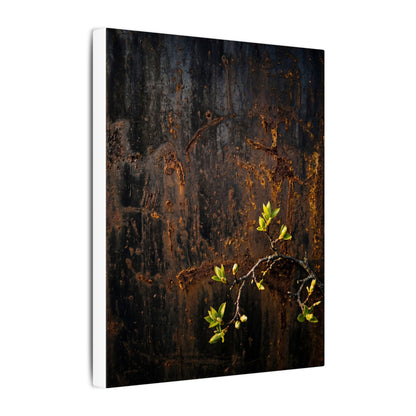 Golden Hour Rust Patina Canvas Art - Dark Japandi Fukinsei