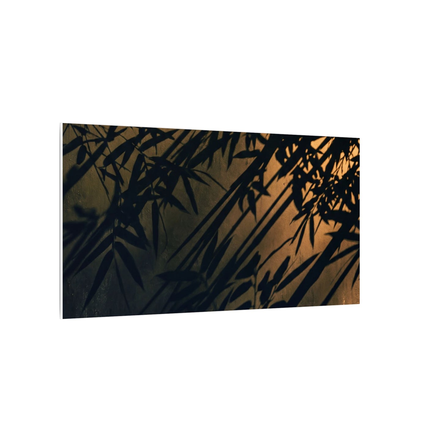 Sophisticated Shadow Play Canvas Art - Shadow Zen Dark Japandi