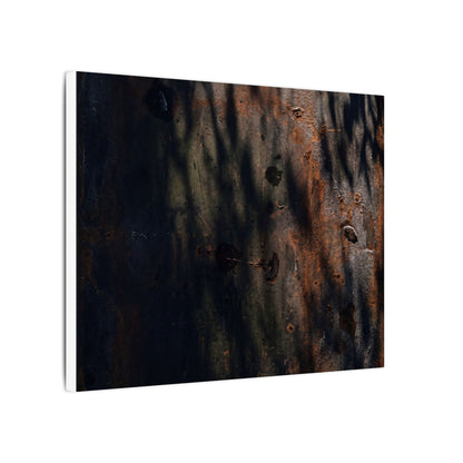 Rust Patina Shadow Zen Canvas Art | Luxurious Dark Japandi Art