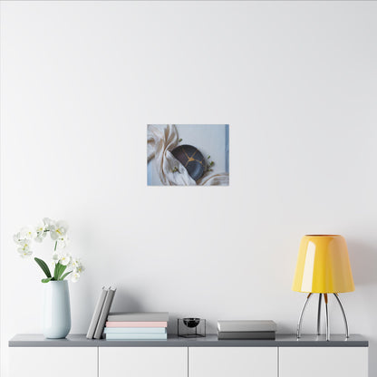 Ma Silk Drape Canvas Art - Kintsugi Gold Repair
