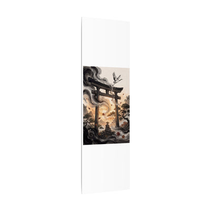 Torii Gate Ukiyo E Inspired Canvas Art | Serene Zen Art
